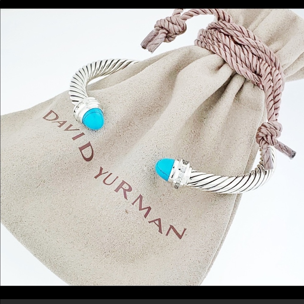 David Yurman 5mm cable classic Diamond bracelet